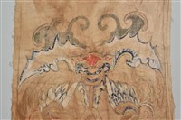 柯象木乃伊酬神衣物--彩繪護腿藏品圖，第3張